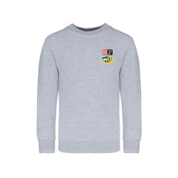 Sweat-shirt Mixte Col Rond Floqué